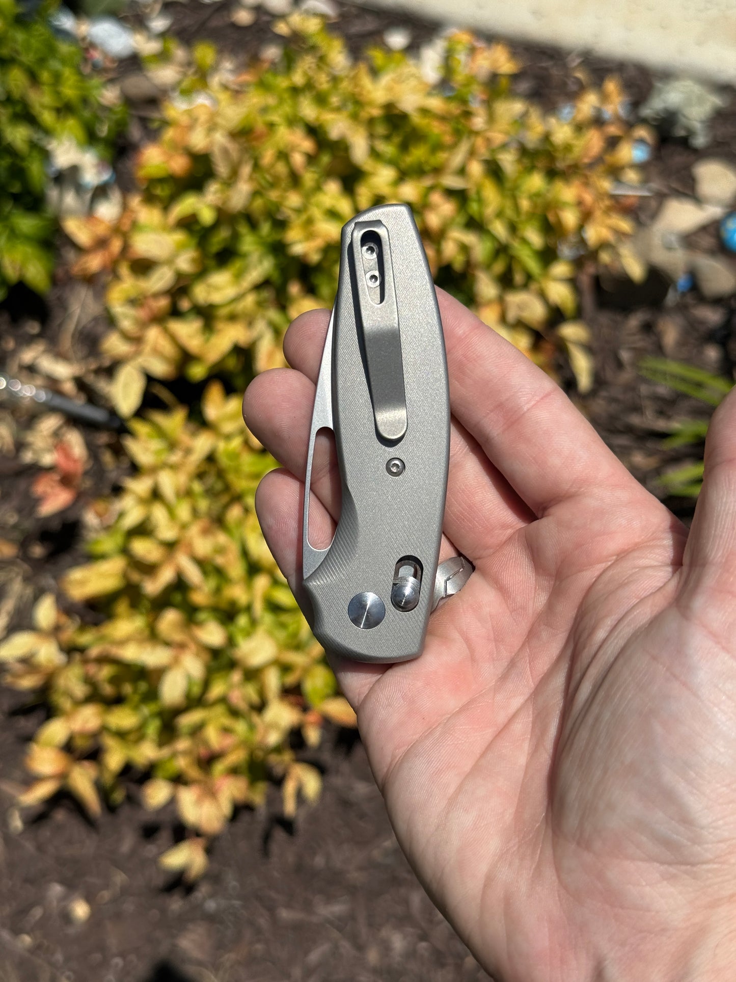 TRM Bulldog FL Knife, Titanium Frame, 2.9″ Blade, River-LOK, Made in USA