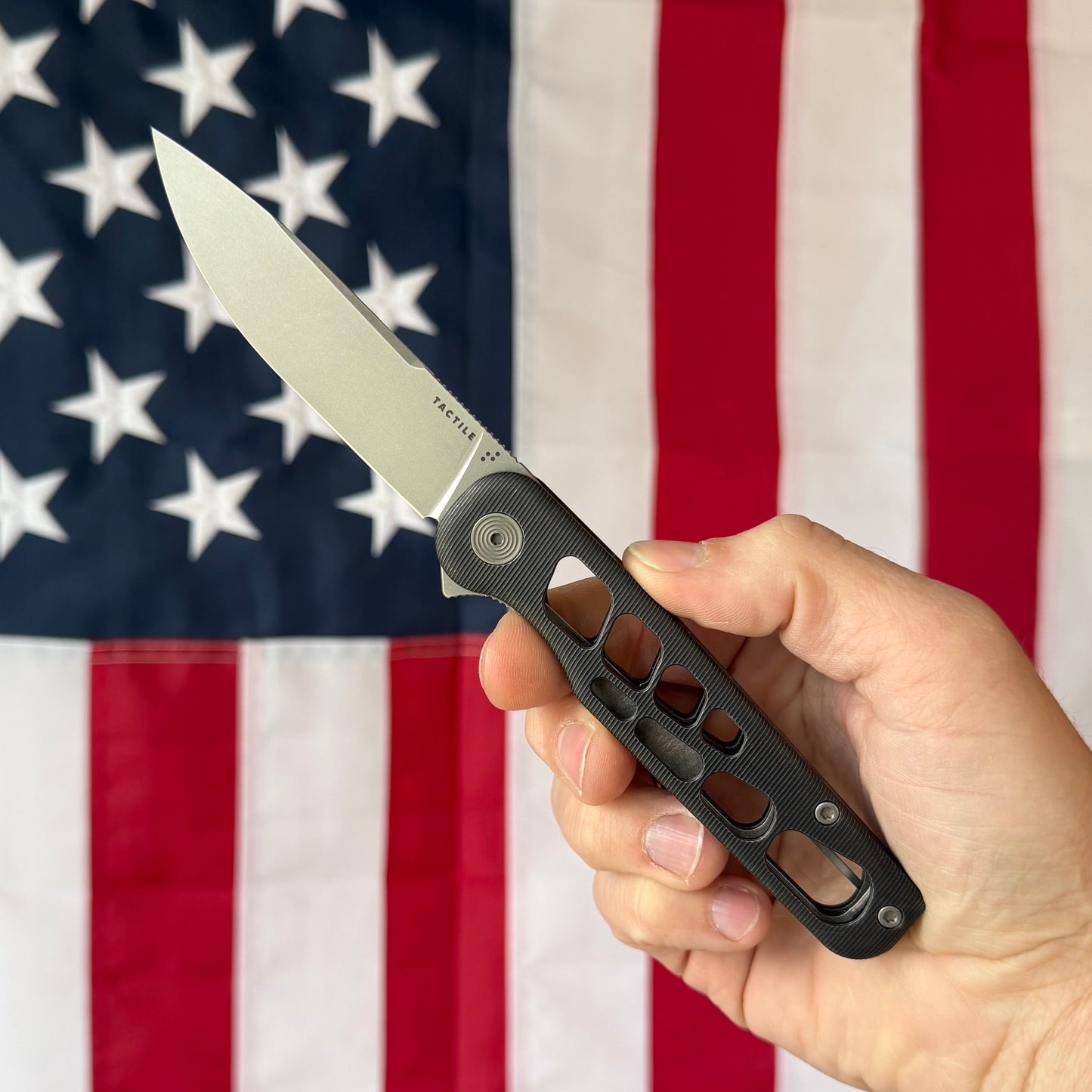 Rockwall Flipper – Skeletonized Edition (Blue Ano Slate / Stonewash / Blackwash) Made in USA