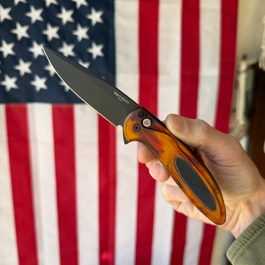 Cambria 2, Del Fuego Ano, DLC MagnaCut Blade, Blade Show Exclusive Made in USA