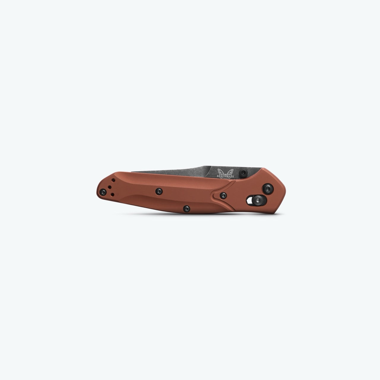 Benchmade Osborne, Burnt Copper Aluminum Handle, Black MagnaCut Blade, 3.4″, Made in USA (940BK-03)