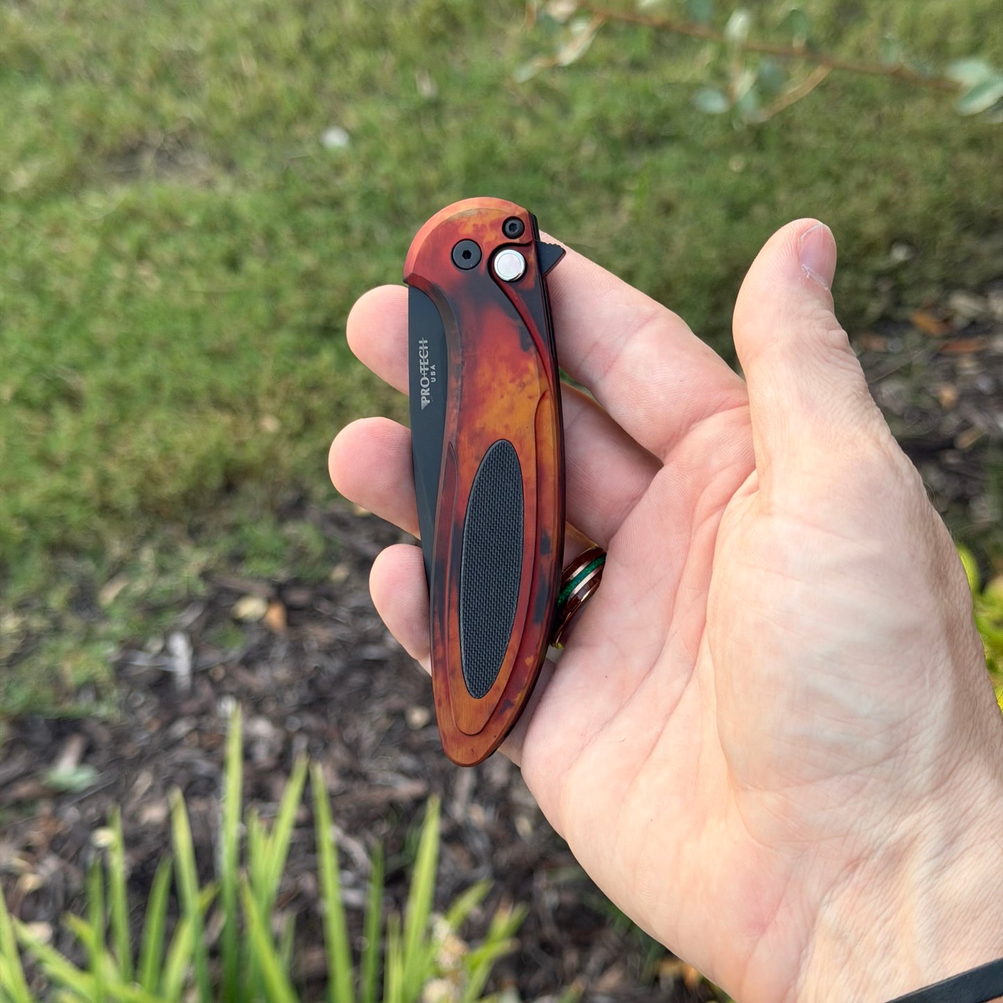 Cambria 2, Del Fuego Ano, DLC MagnaCut Blade, Blade Show Exclusive Made in USA