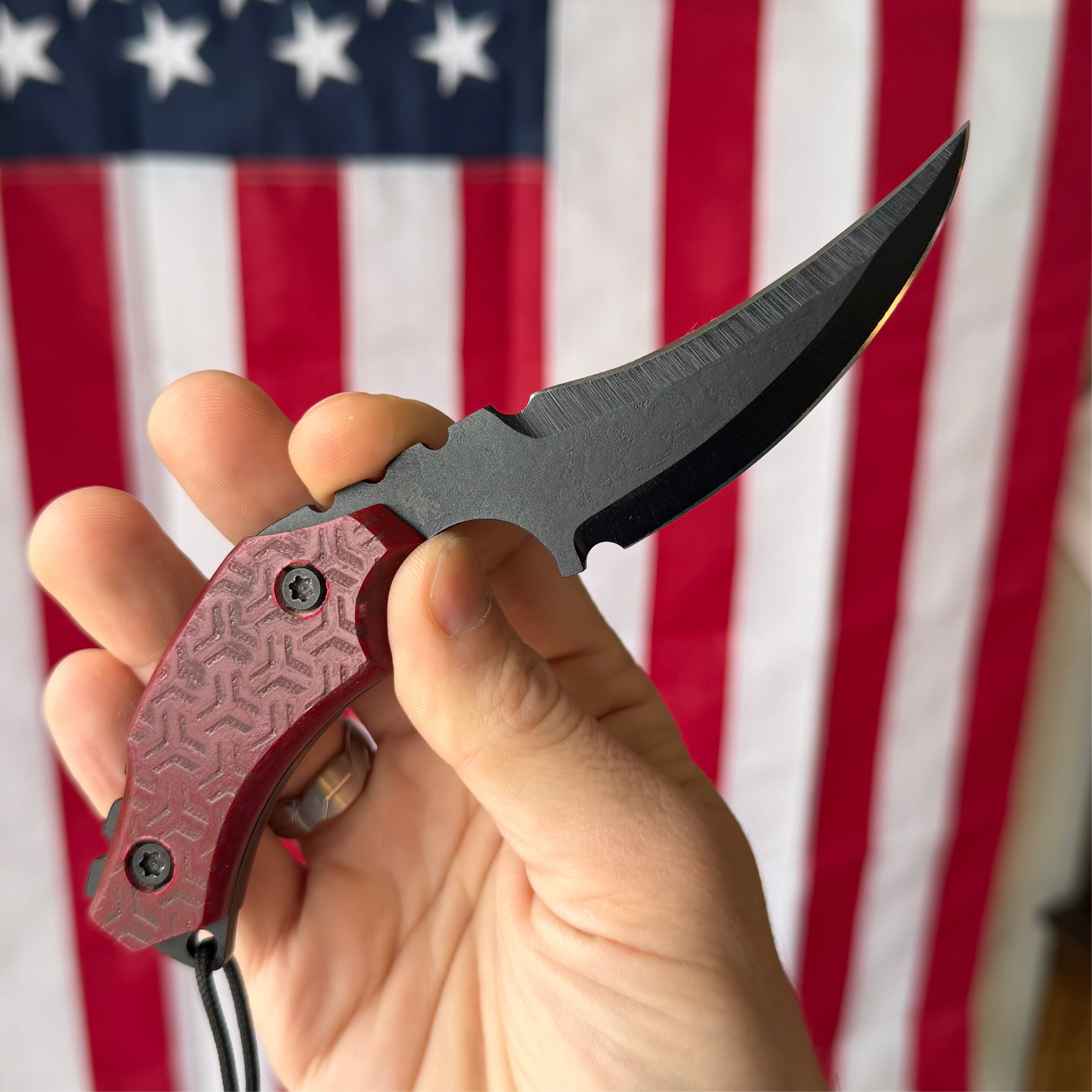 Severed Metal Works Assassin – Double-Edged Persian Dagger, 8670 High-Carbon Steel, Made in USA