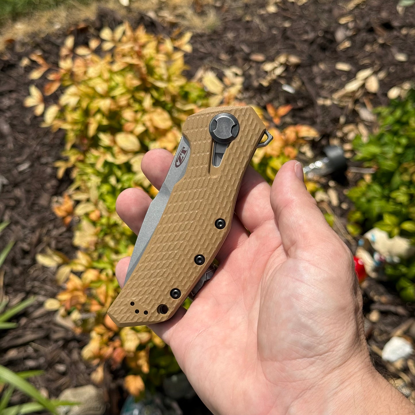 ZT0308 - Flipper with 20CV, Titanium, and Coyote G10