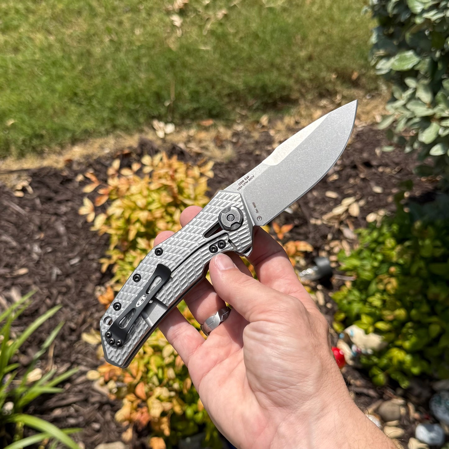 ZT0308 - Flipper with 20CV, Titanium, and Coyote G10