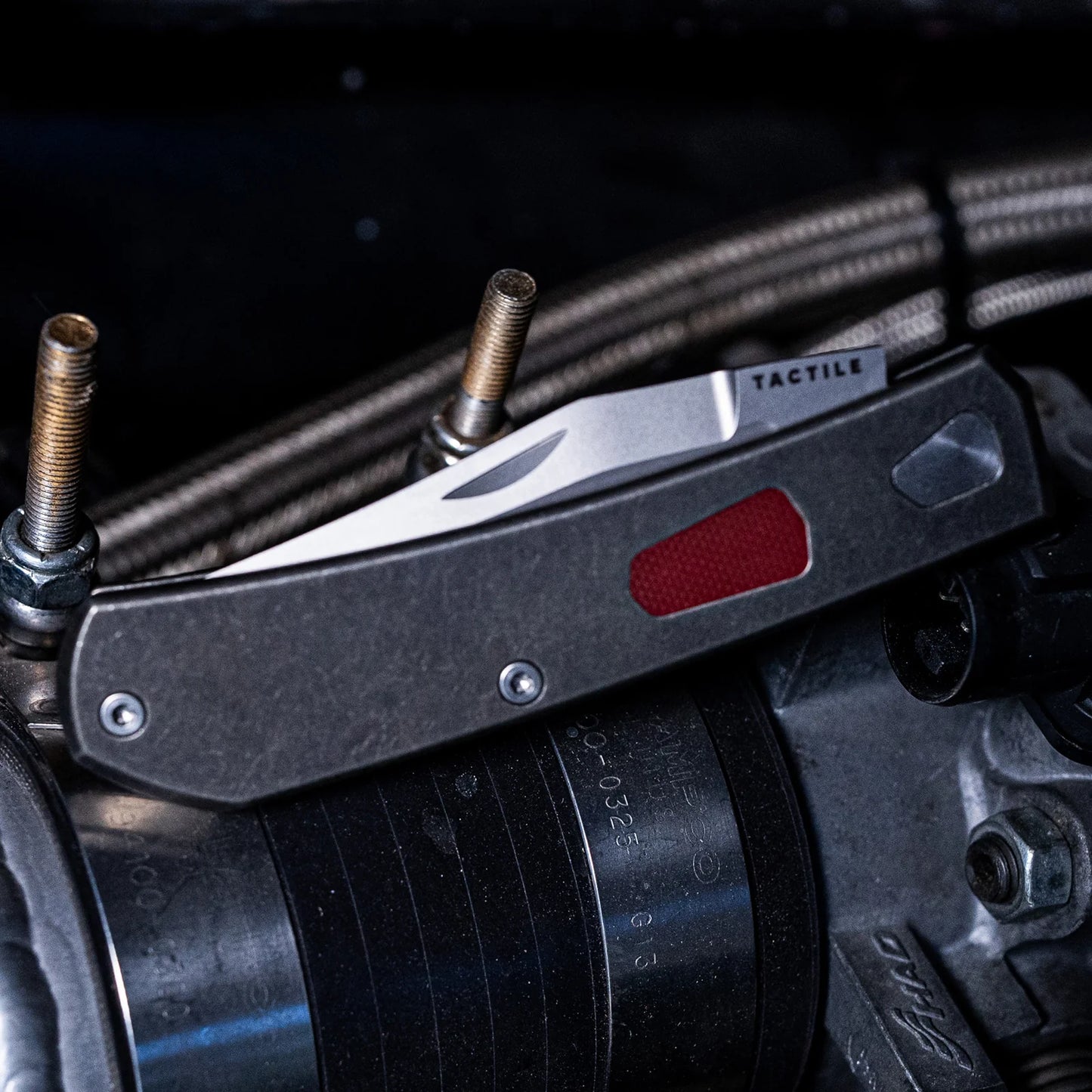 The Ranger Blackwash – MagnaCut Blade, Titanium Handles, Vintage Micarta Inlay – Made in USA