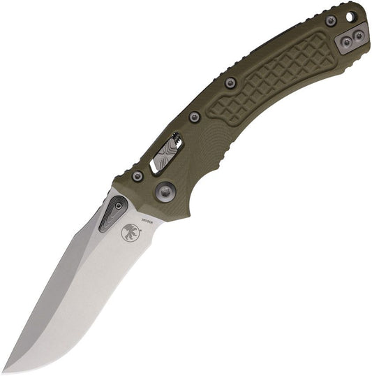 Amphibian S/E Ram-Lok Knife – OD Green Frag G10 Handle, 4″ Stonewash Bohler M390MK Blade (MCT17029)