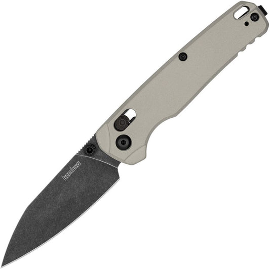 Bel Air MagnaCut DuraLock Knife Gray Aluminum (3" Black SW)