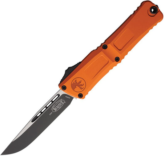 Combat Troodon Gen III S/E OTF Knife Orange Aluminum (4" Black)
