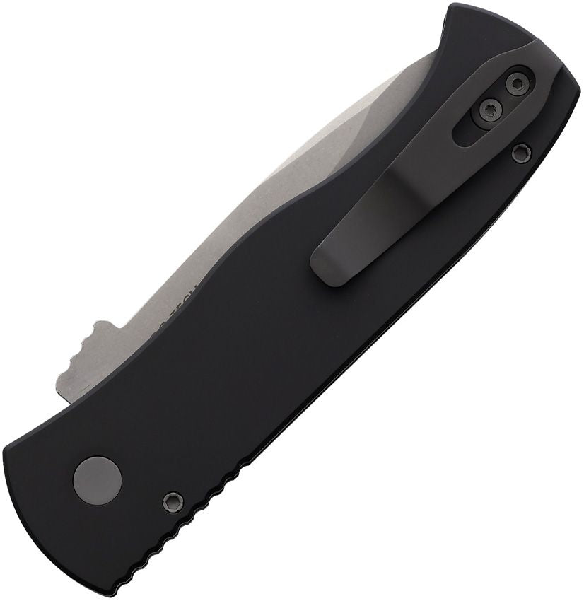 CQC‑7 Pro‑Tech x Emerson Collab – 3.25″ Spear Point CPM‑20CV Blade, Aluminum Handle, Button Lock – Made in USA (PTKE7A0120CV)
