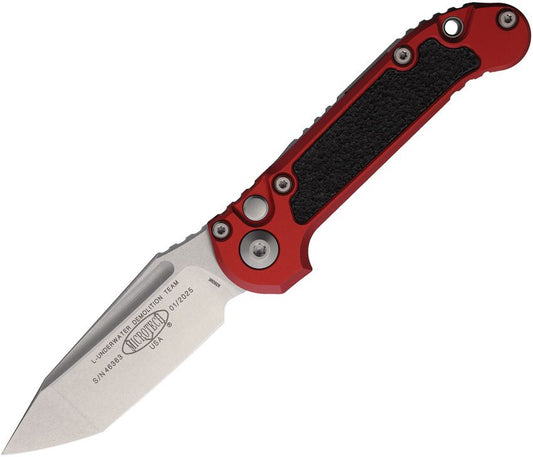 LUDT Gen III T/E Automatic Knife Red (3.5" SW)