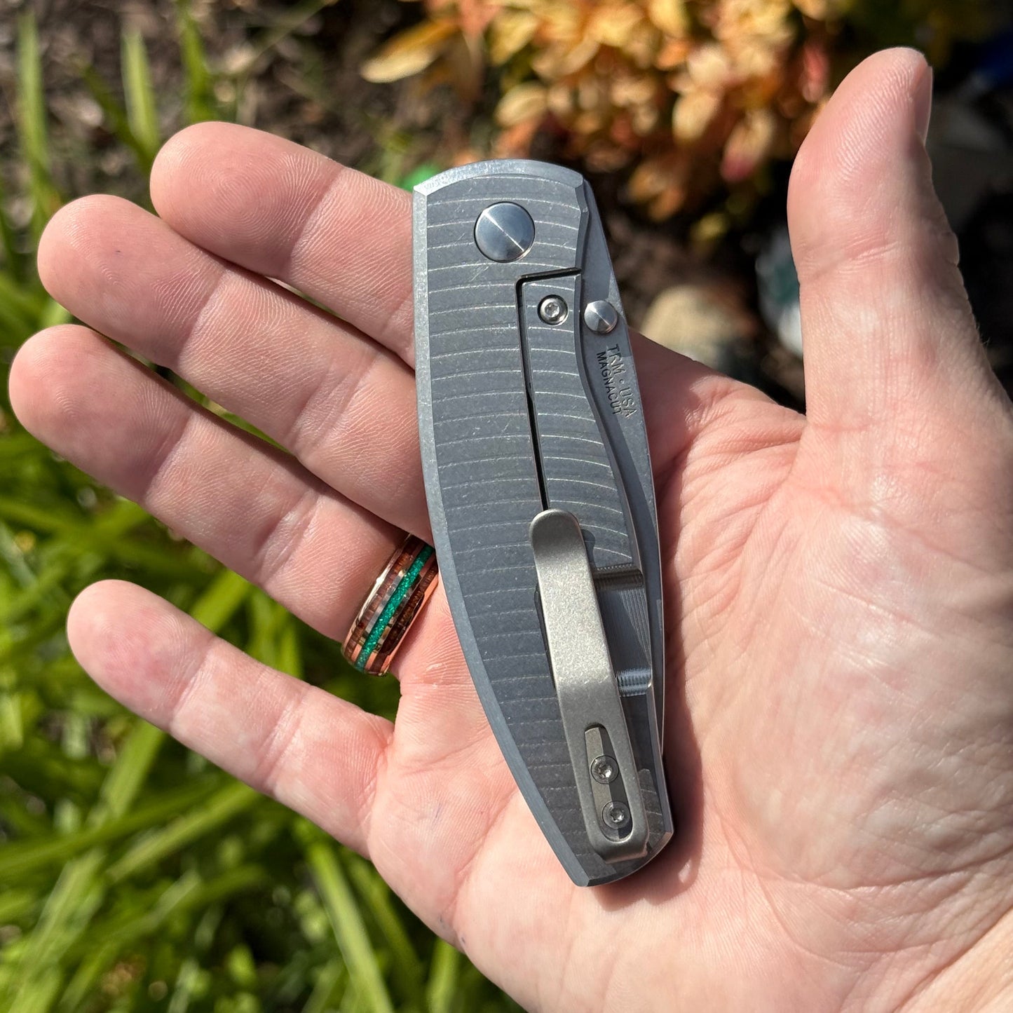 TRM Neutron 2 FL Jet Black, 3.0″ MagnaCut Blade, Made in USA