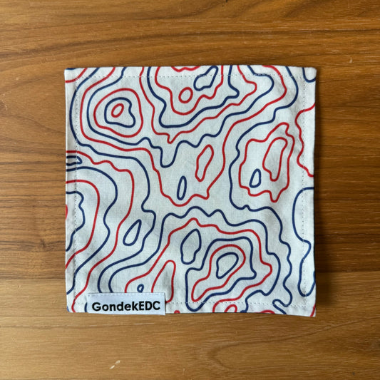 USA Topo Hamilton Hank - 7x7 Cotton & Microfiber Handkerchief - Made in USA