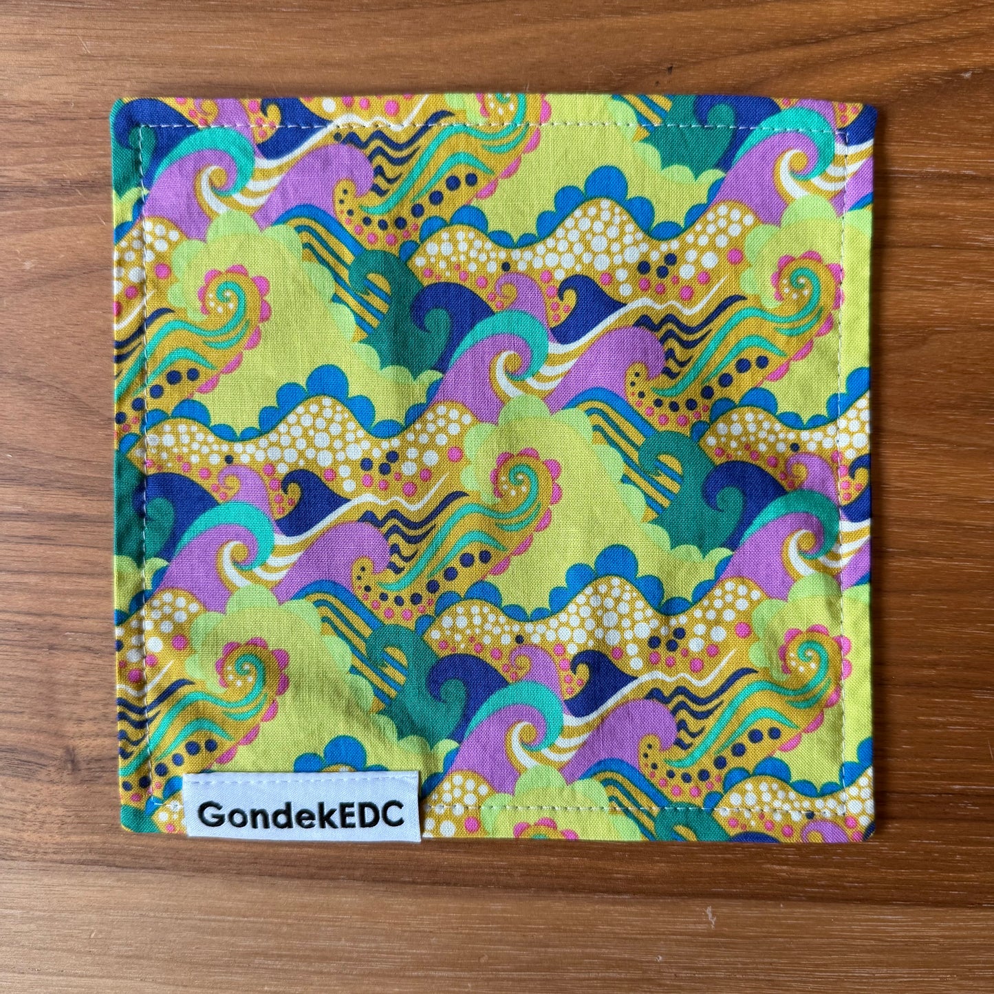 Wave Six Hamilton Hank - 7x7 Cotton & Microfiber Handkerchief - Made in USA