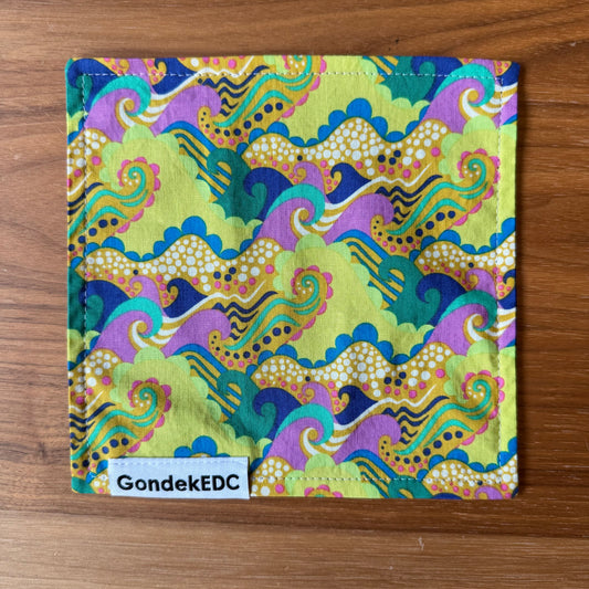 Wave Six Hamilton Hank - 7x7 Cotton & Microfiber Handkerchief - Made in USA