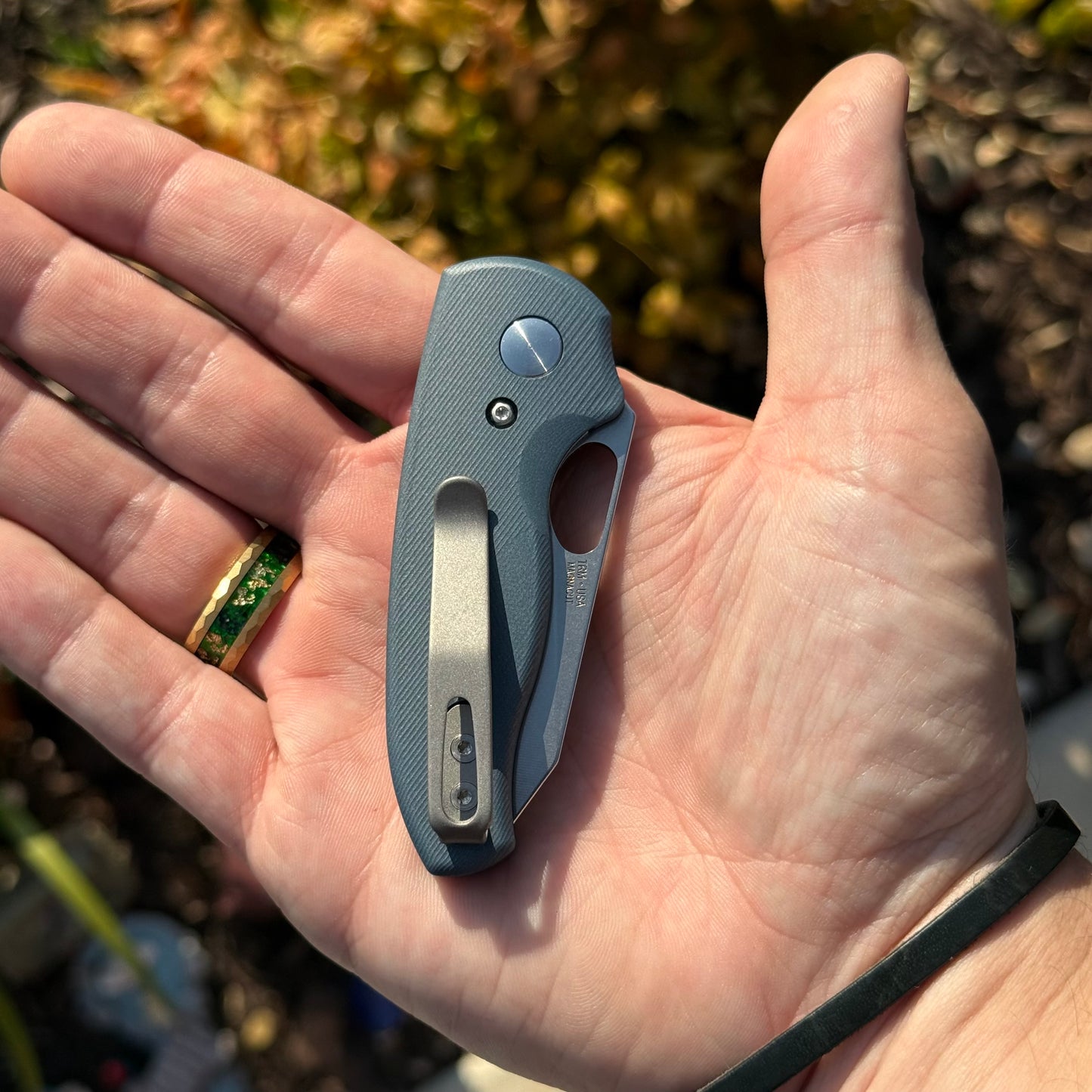 TRM NERD LL Knife, Titanium Scales, 2.2″ MagnaCut Blade, Made in USA