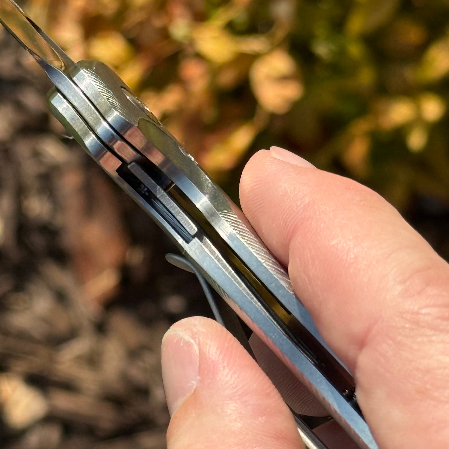 TRM NERD LL Knife, Titanium Scales, 2.2″ MagnaCut Blade, Made in USA