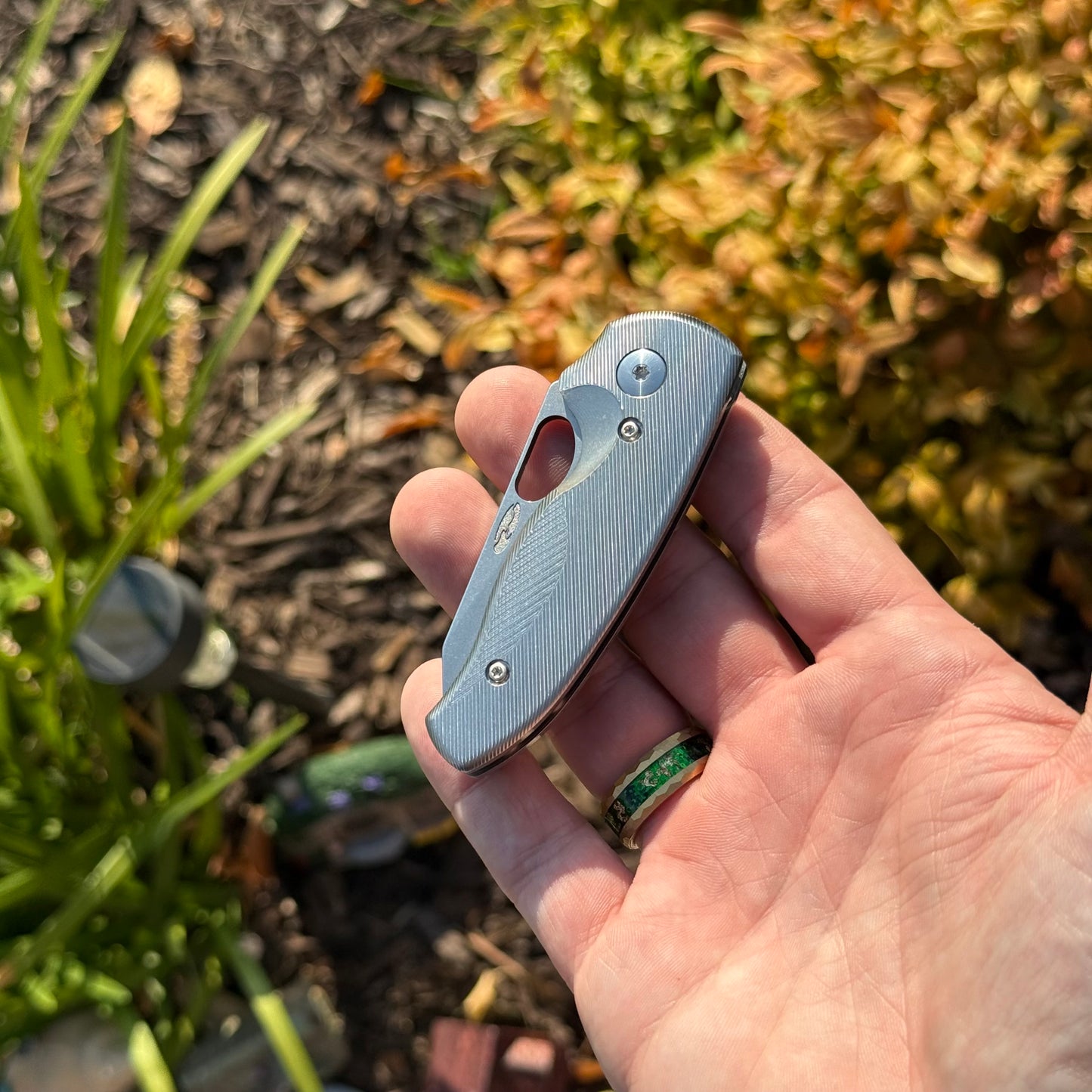 TRM NERD LL Knife, Titanium Scales, 2.2″ MagnaCut Blade, Made in USA