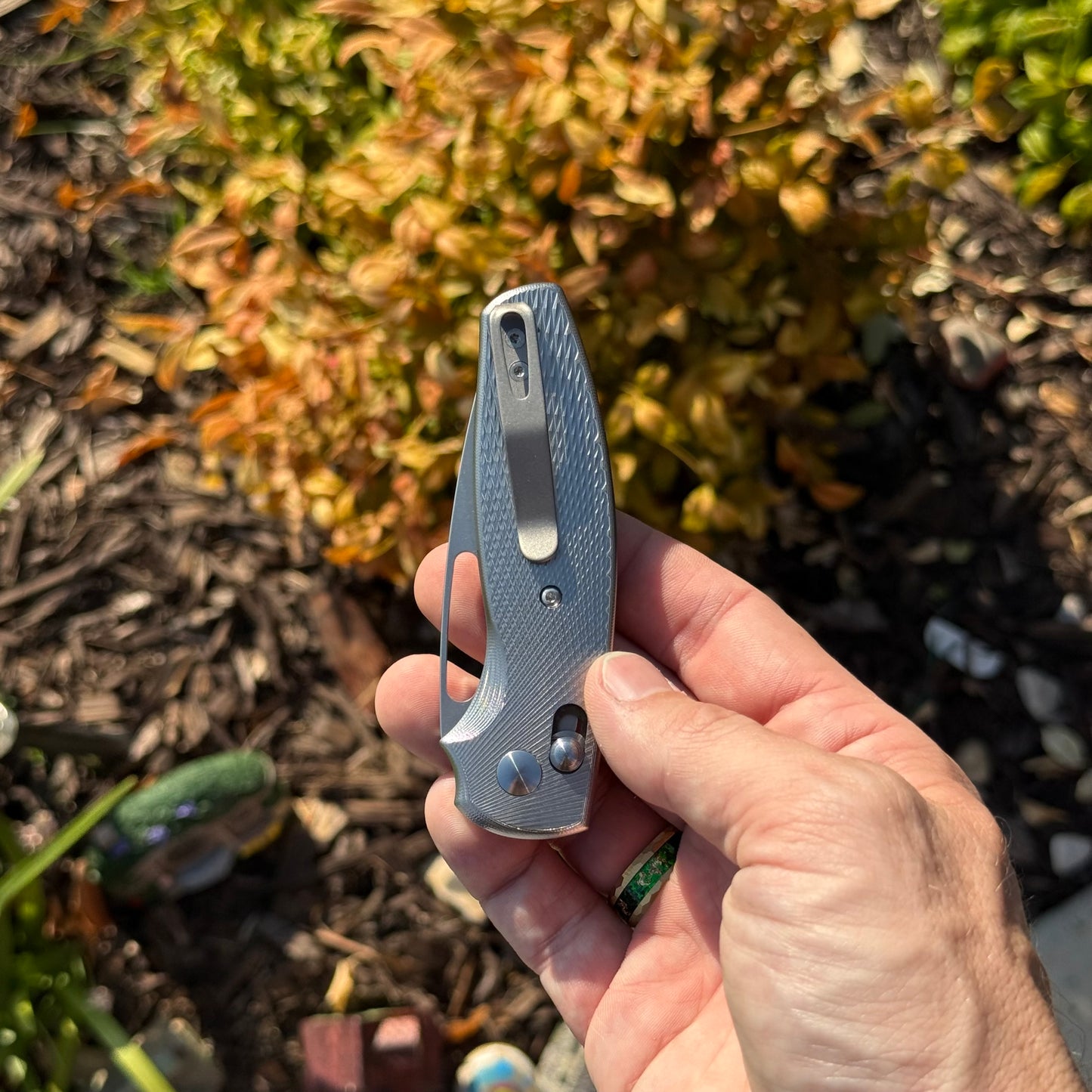 TRM Bulldog FL Knife, Titanium Frame, 2.9″ Blade, River-LOK, Made in USA