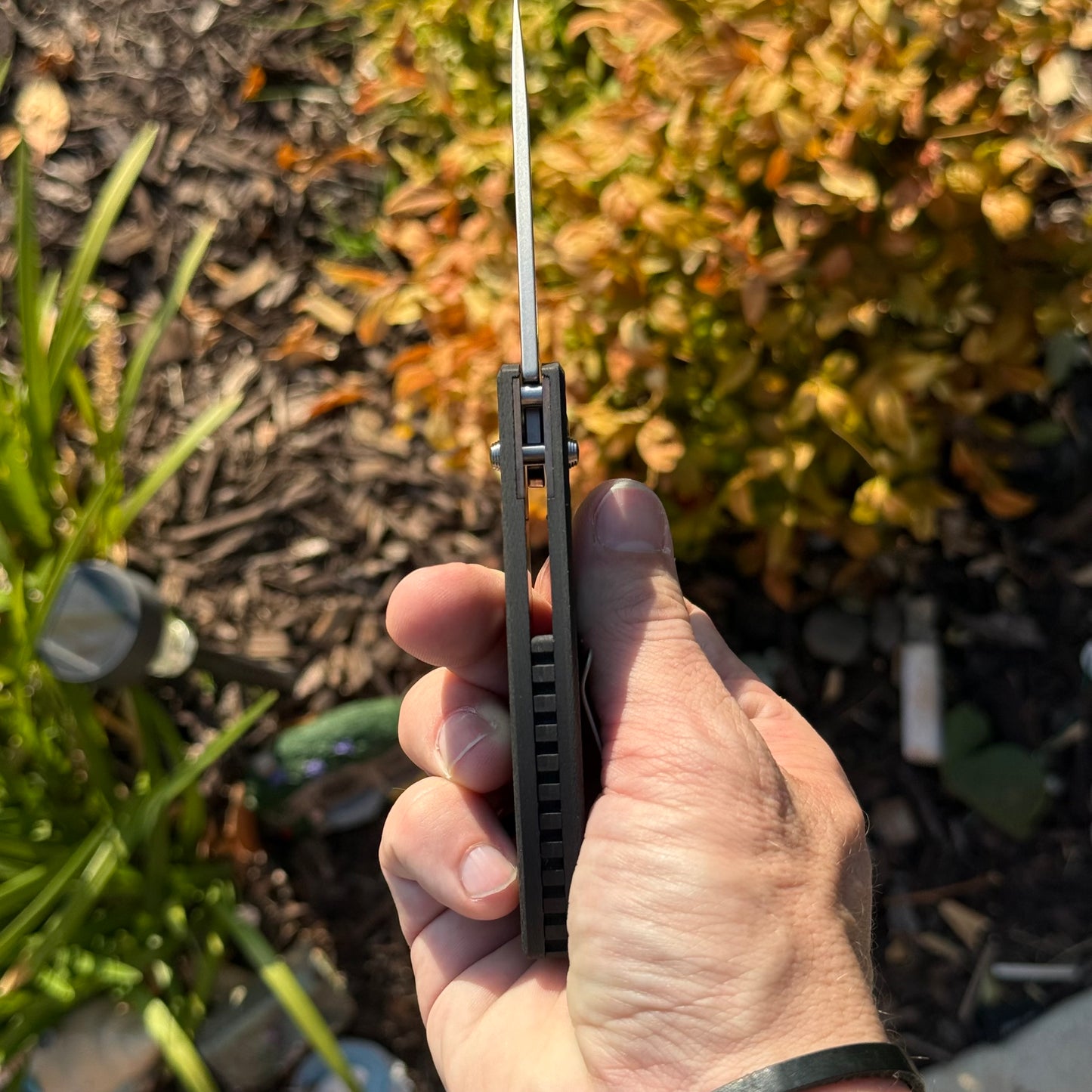 TRM BULLDOG Carbon Fiber Textured, 2.9″ CPM 20CV Blade, Made in USA (Bulldog Rev. B)