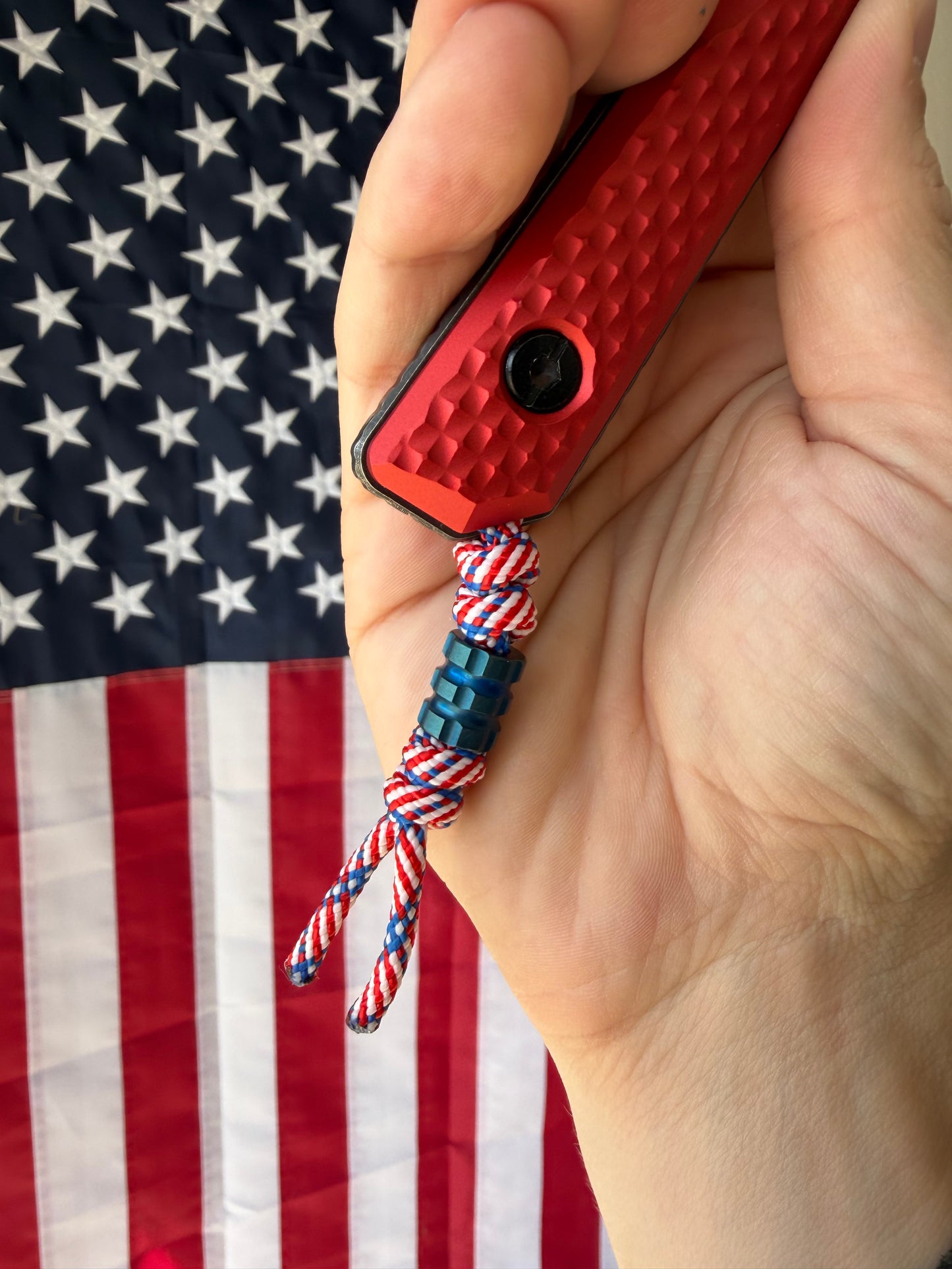 Lone Star Knife Lanyard – Handmade Utility & Style