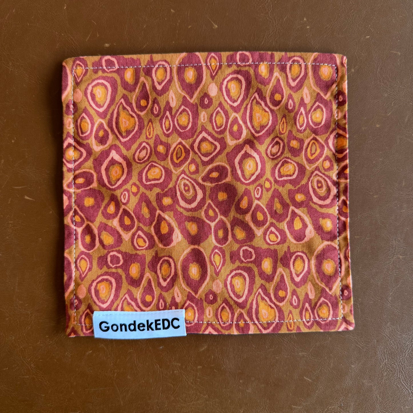 Copper Hamilton Hank - 7x7 Cotton & Microfiber Handkerchief - Made in USA