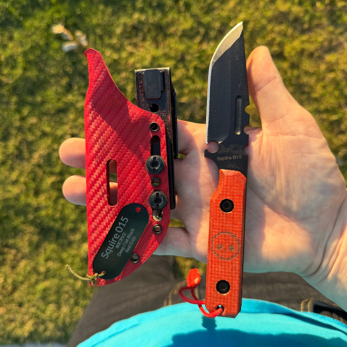 SMW Squire V2 Fixed Blade Knife, 7.5 inch 8670 High Carbon Steel, Hand Finished and Serialized – Made in USA