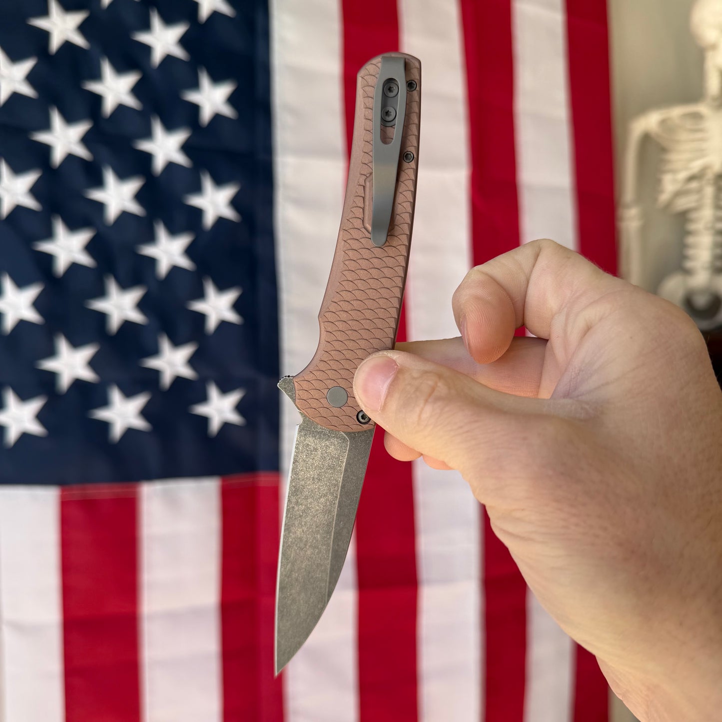 Malibu – MagnaCut Blade, Precision Button Lock Flipper – Made in USA