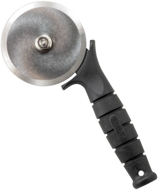 KA-BAR Tactical Pizza Cutter, USA Made Stainless Steel Wheel, Black Handle (9927)
