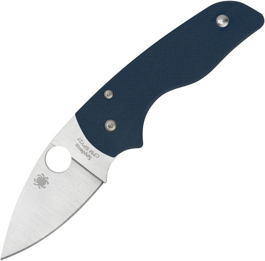 Lil’ Native Compression Lock Knife – Cobalt Blue G‑10 Handle, CPM SPY27 Blade – Made in USA (SC230GPCBL)