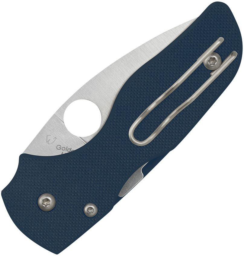 Lil’ Native Compression Lock Knife – Cobalt Blue G‑10 Handle, CPM SPY27 Blade – Made in USA (SC230GPCBL)