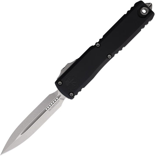 Ultratech Gen III ZBP Knife – Bohler M390MK D/E Dagger Blade, Black Anodized Aluminum Handle – Made in USA (MCT112210)
