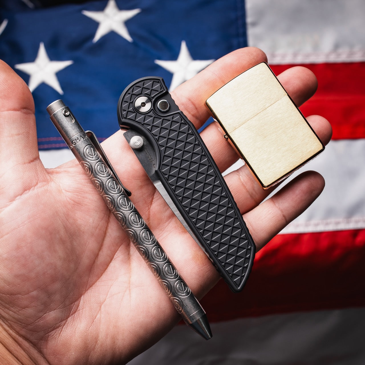 Pro-Tech TR-3 Integrity 3.5 inch MagnaCut Knife, Relic Textured Black Aluminum Handle, Satin Blade – Made in USA (INT1105-LTD)