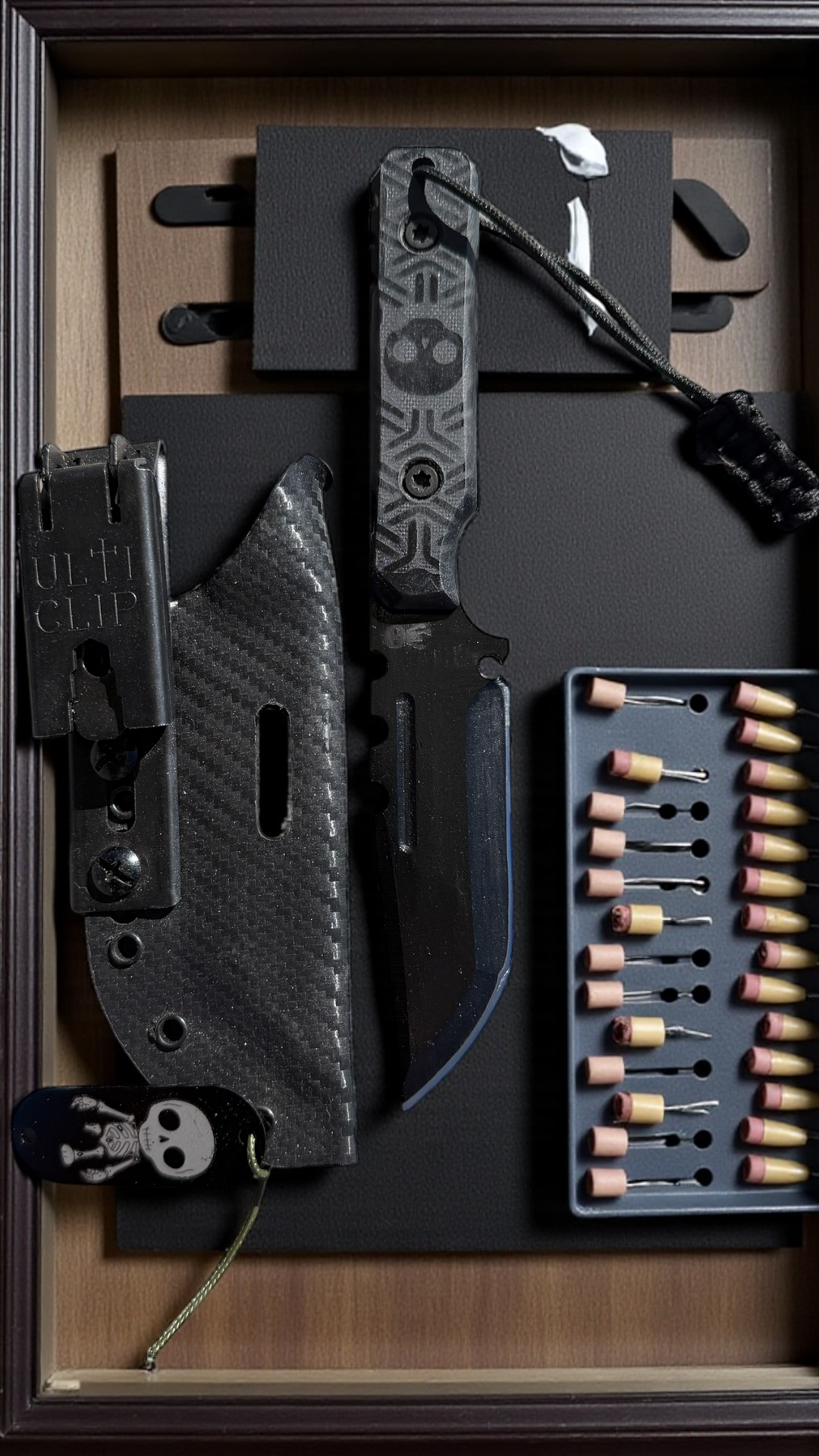 SMW Squire V2 Fixed Blade Knife, 7.5 inch 8670 High Carbon Steel, Hand Finished and Serialized – Made in USA