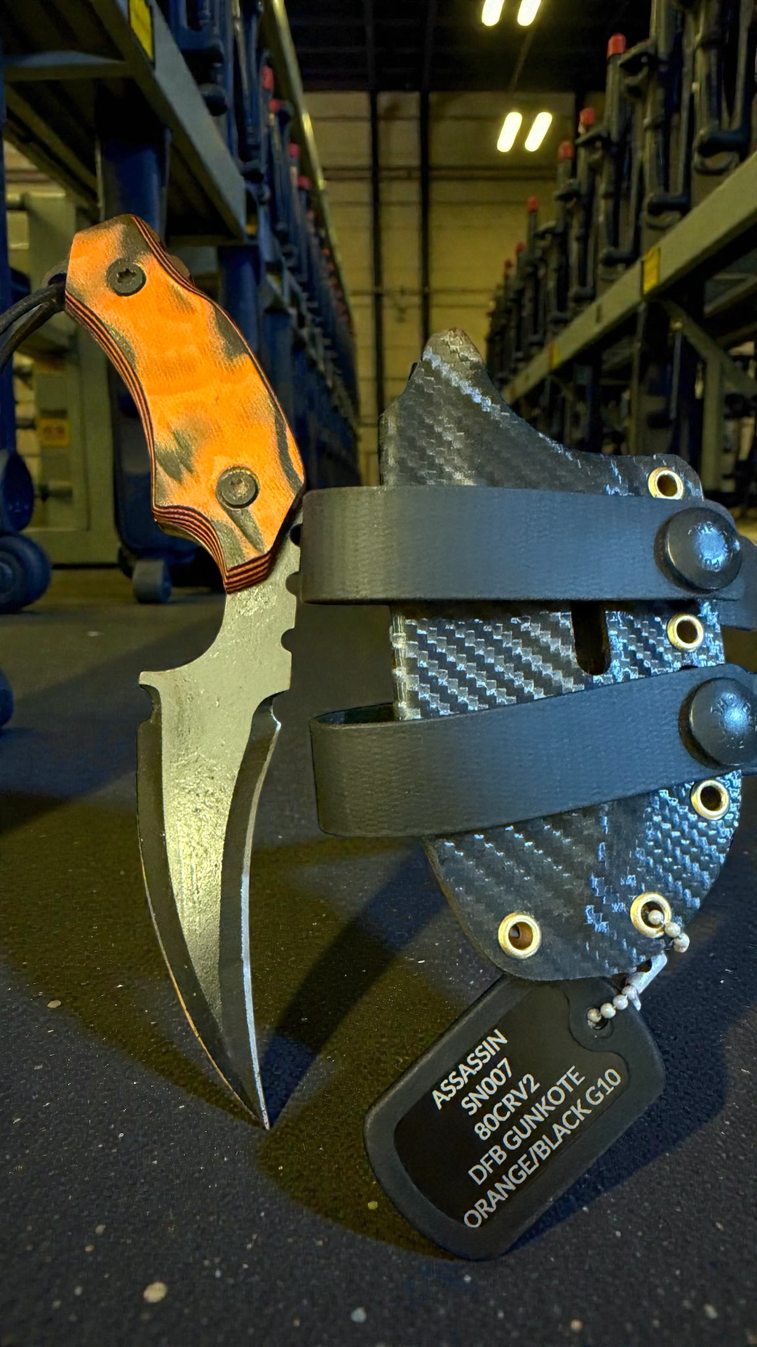 Severed Metal Works Assassin – Double-Edged Persian Dagger, 8670 High-Carbon Steel, Made in USA