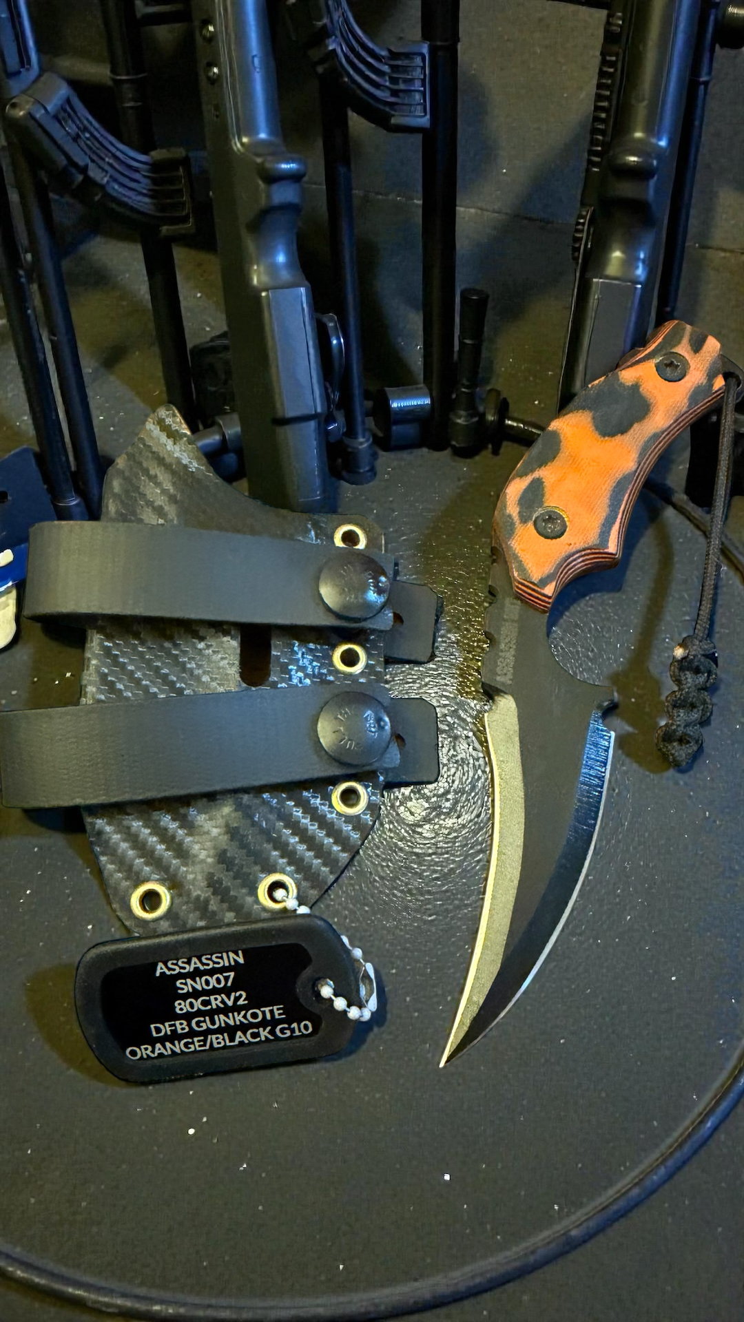 Severed Metal Works Assassin – Double-Edged Persian Dagger, 8670 High-Carbon Steel, Made in USA