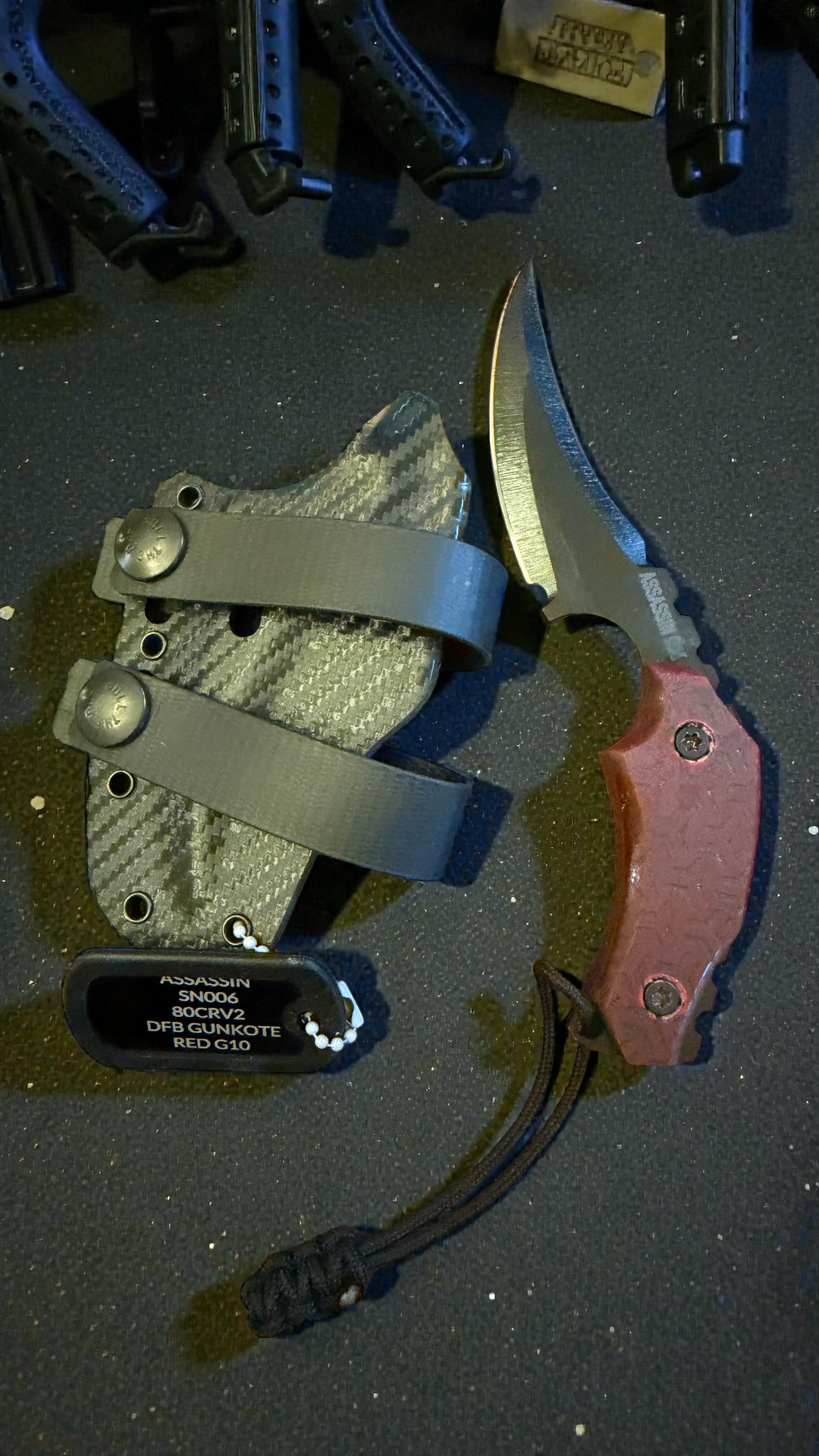 Severed Metal Works Assassin – Double-Edged Persian Dagger, 8670 High-Carbon Steel, Made in USA